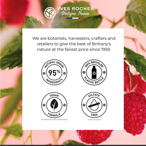 Yves Rocher Raspberry & Peppermint Shower Gel - Picture 6 of 9